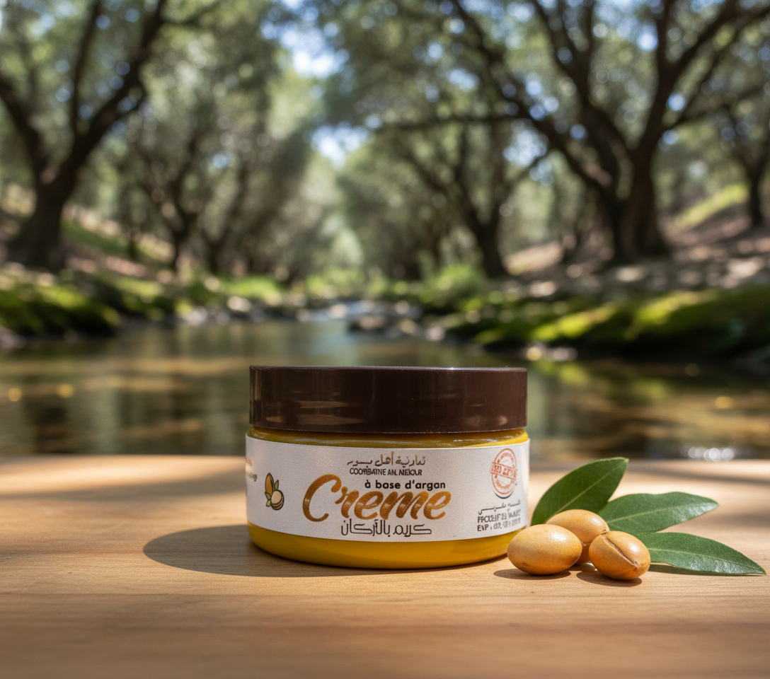 crème de jour protectrice à l'argan