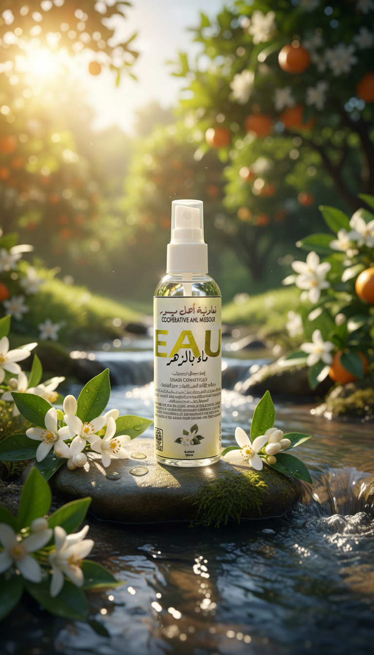 eau de fleur d'oranger pure