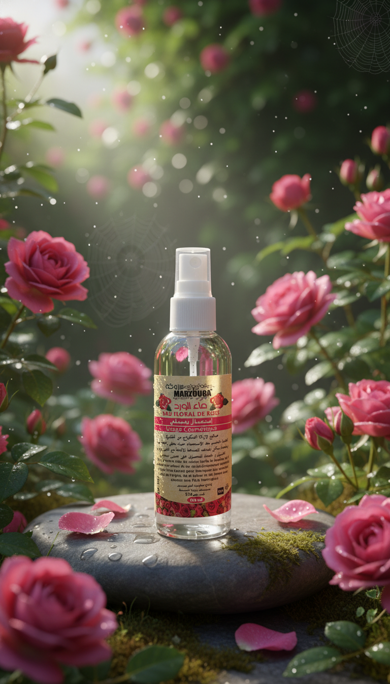 eau florale de rose pure