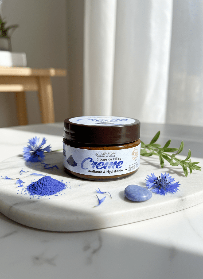crème Éclaircissante à la nila bleue