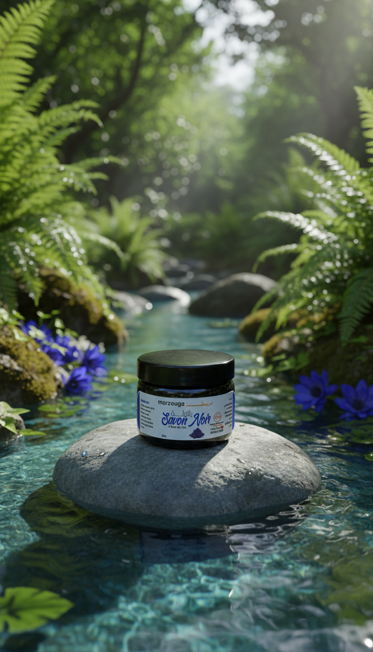 savon noir à la nila bleue