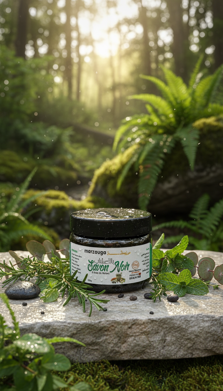 savon noir artisanal aux herbes