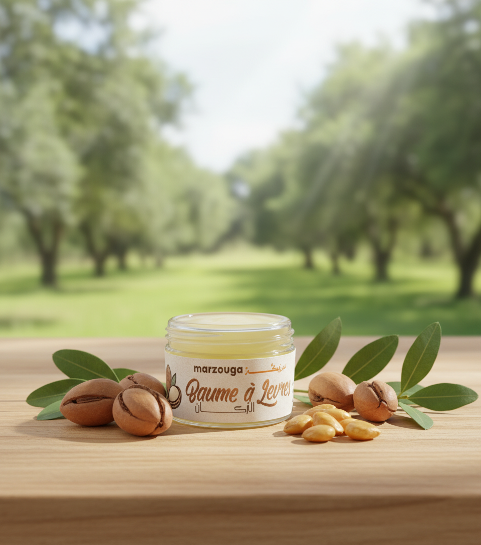 baume à lèvre à base argan