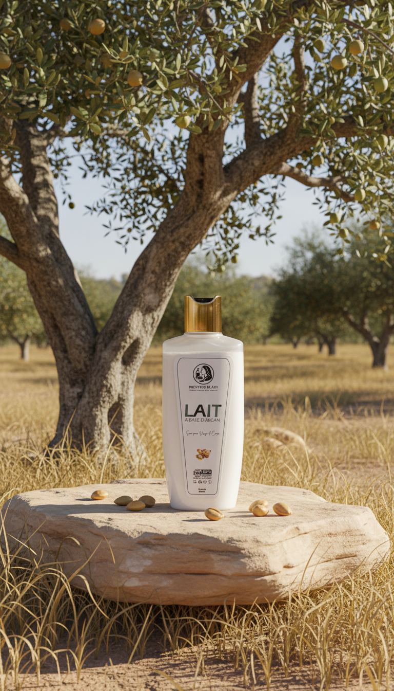 lait corporel à l'huile d'argan bio