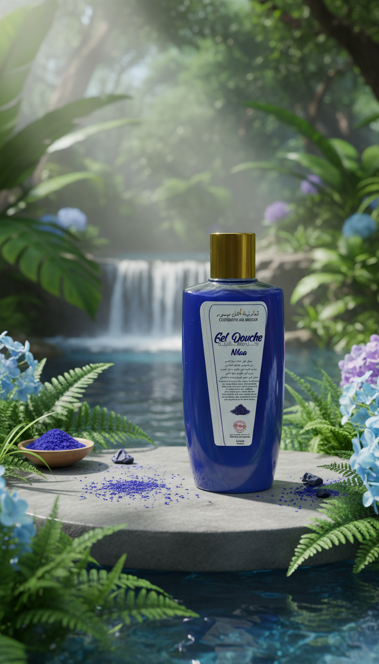 gel douche Éclaircissant à la nila bleue