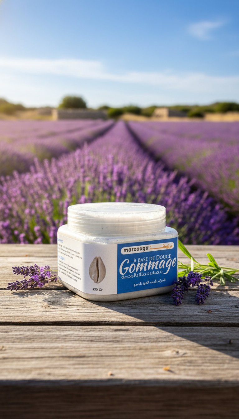 gommage corps douceur à la lavande