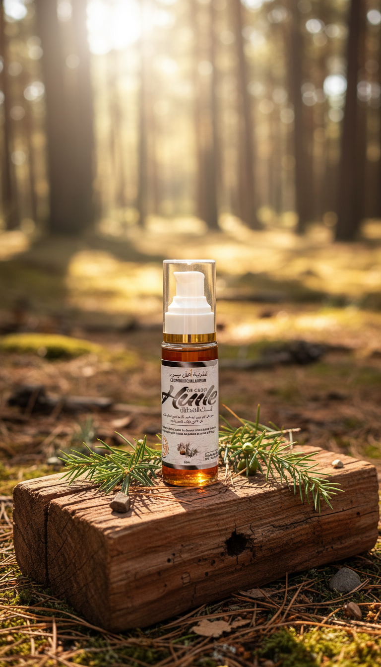 huile de massage au bois de cade