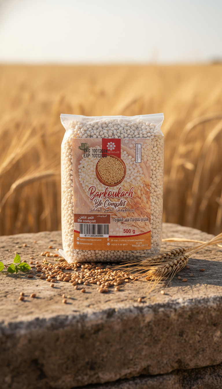 berkoukech de blé complet — 500g
