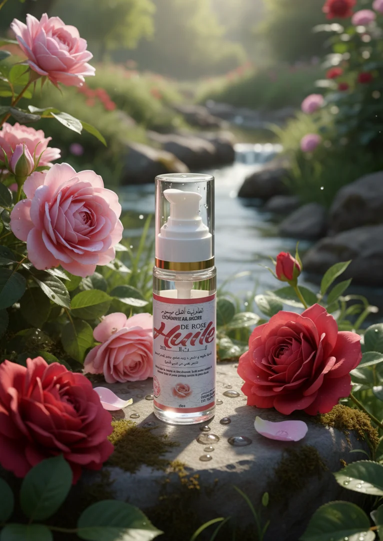 huile de massage à la rose