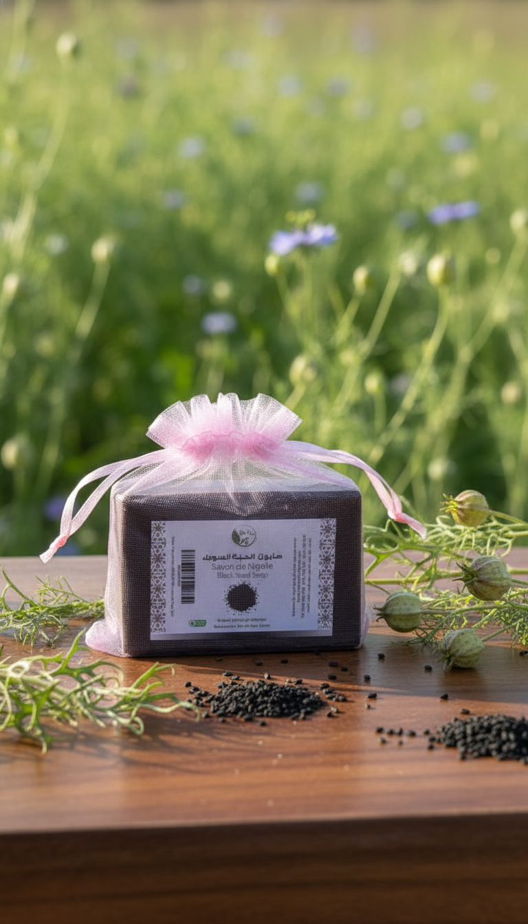 savon à la graine de nigelle (black seed soap)