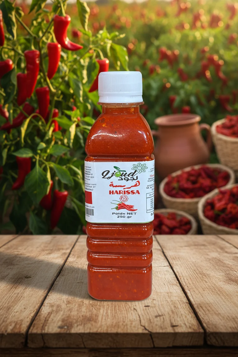 harissa traditionnelle au piment rouge